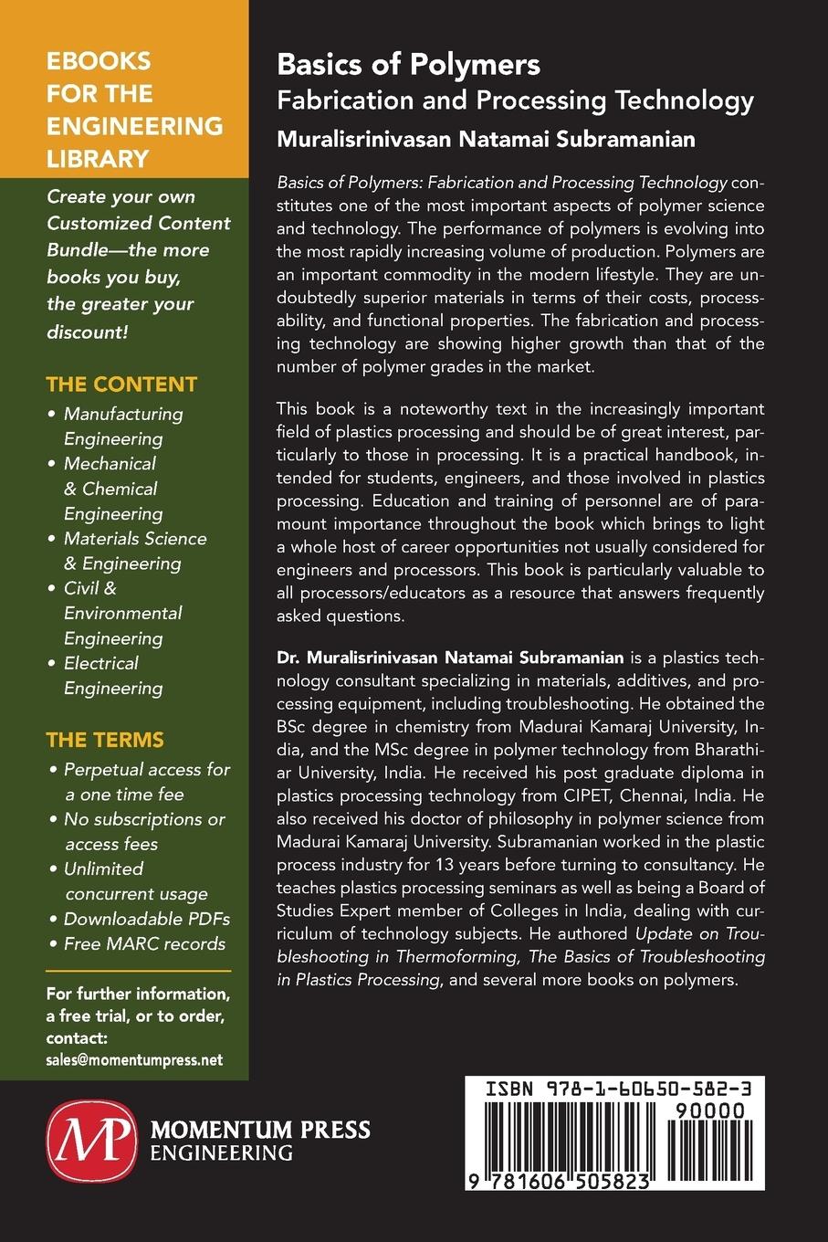 Rückseitencover Basics of Polymers