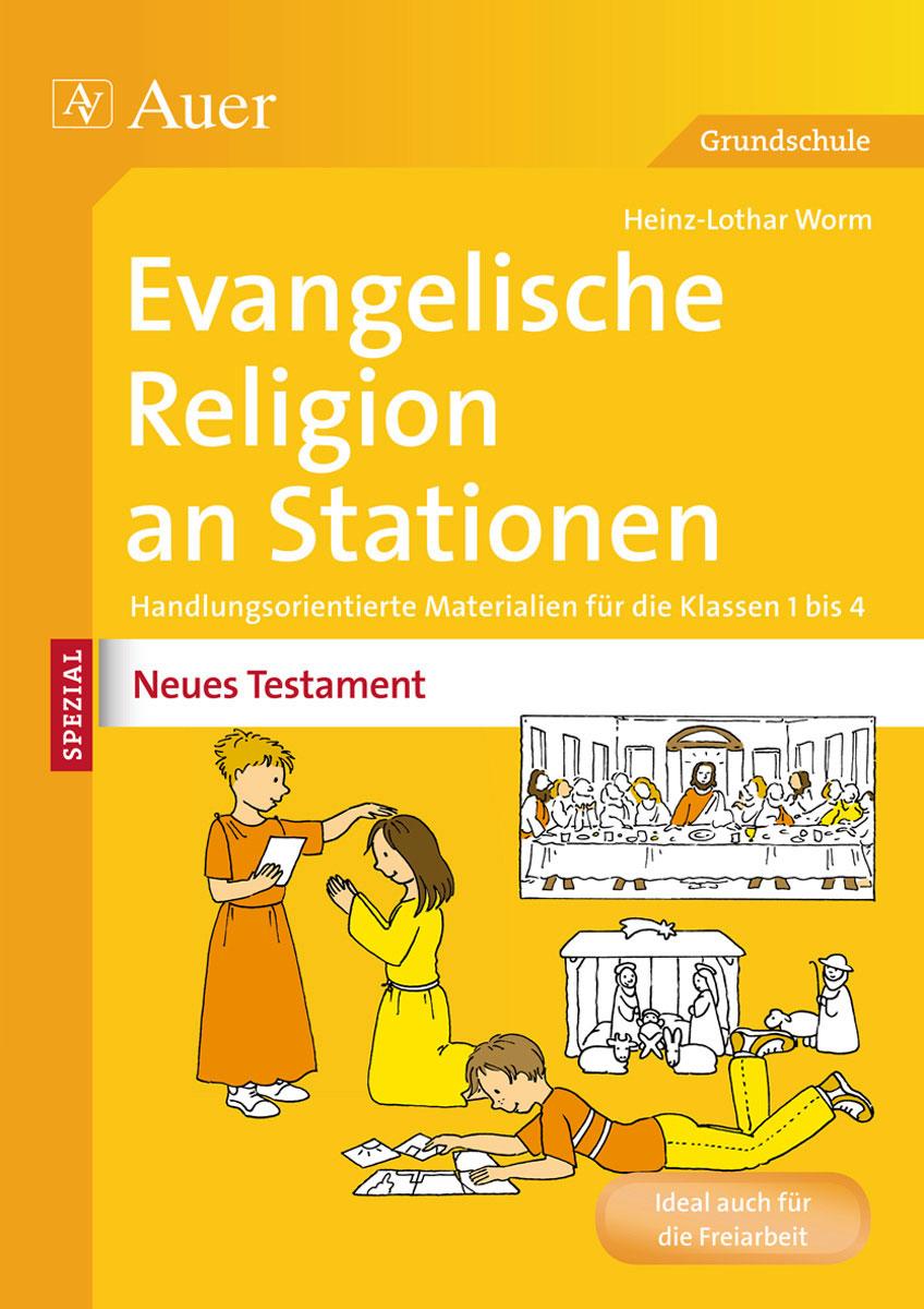 Vorderes Coverbild Ev. Religion an Stationen Spezial Neues Testament
