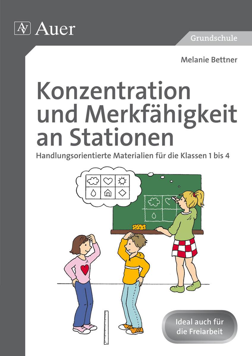 Vorderes Coverbild Konzentration und Merkfähigkeit an Stationen