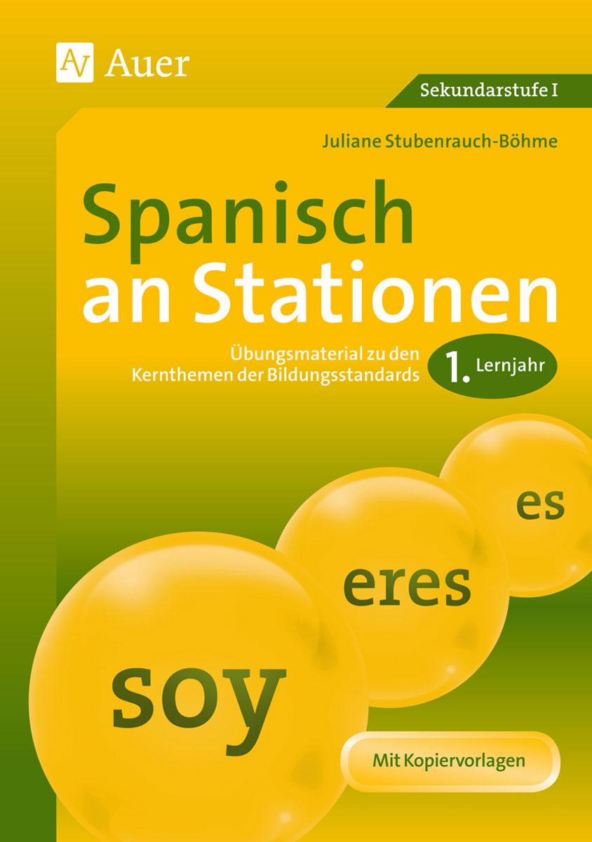 Vorderes Coverbild Spanisch an Stationen 1. Lernjahr