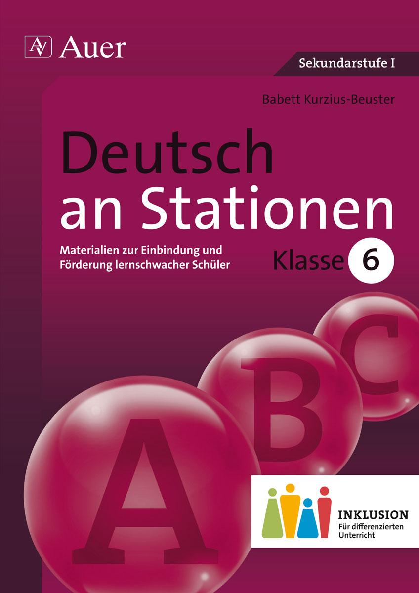 Vorderes Coverbild Deutsch an Stationen 6 Inklusion