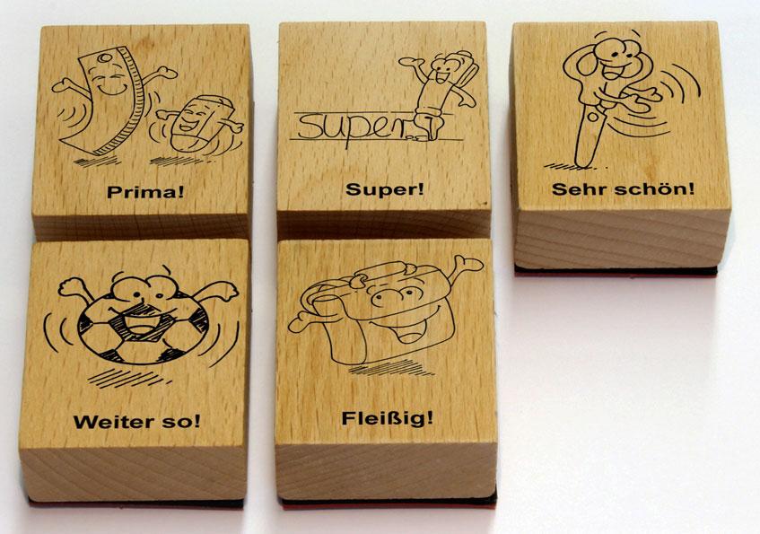 Vorderes Coverbild Das Grundschul-Lobstempel-Set