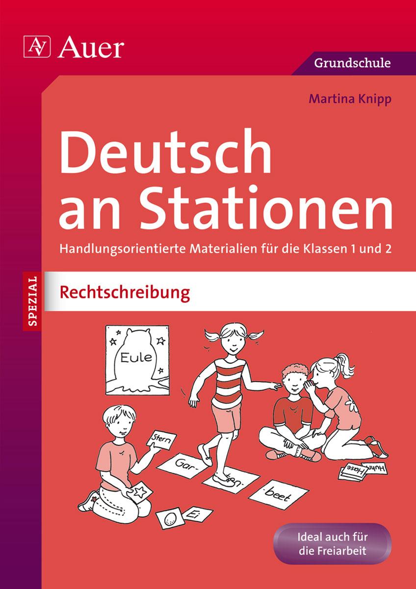 Vorderes Coverbild Deutsch an Stationen Spezial Rechtschreibung 1-2
