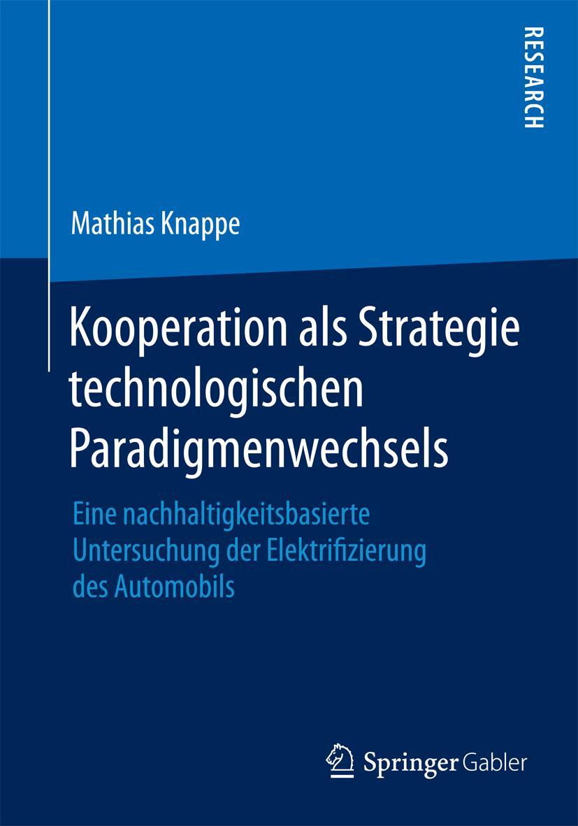 Vorderes Coverbild Kooperation als Strategie technologischen Paradigmenwechsels