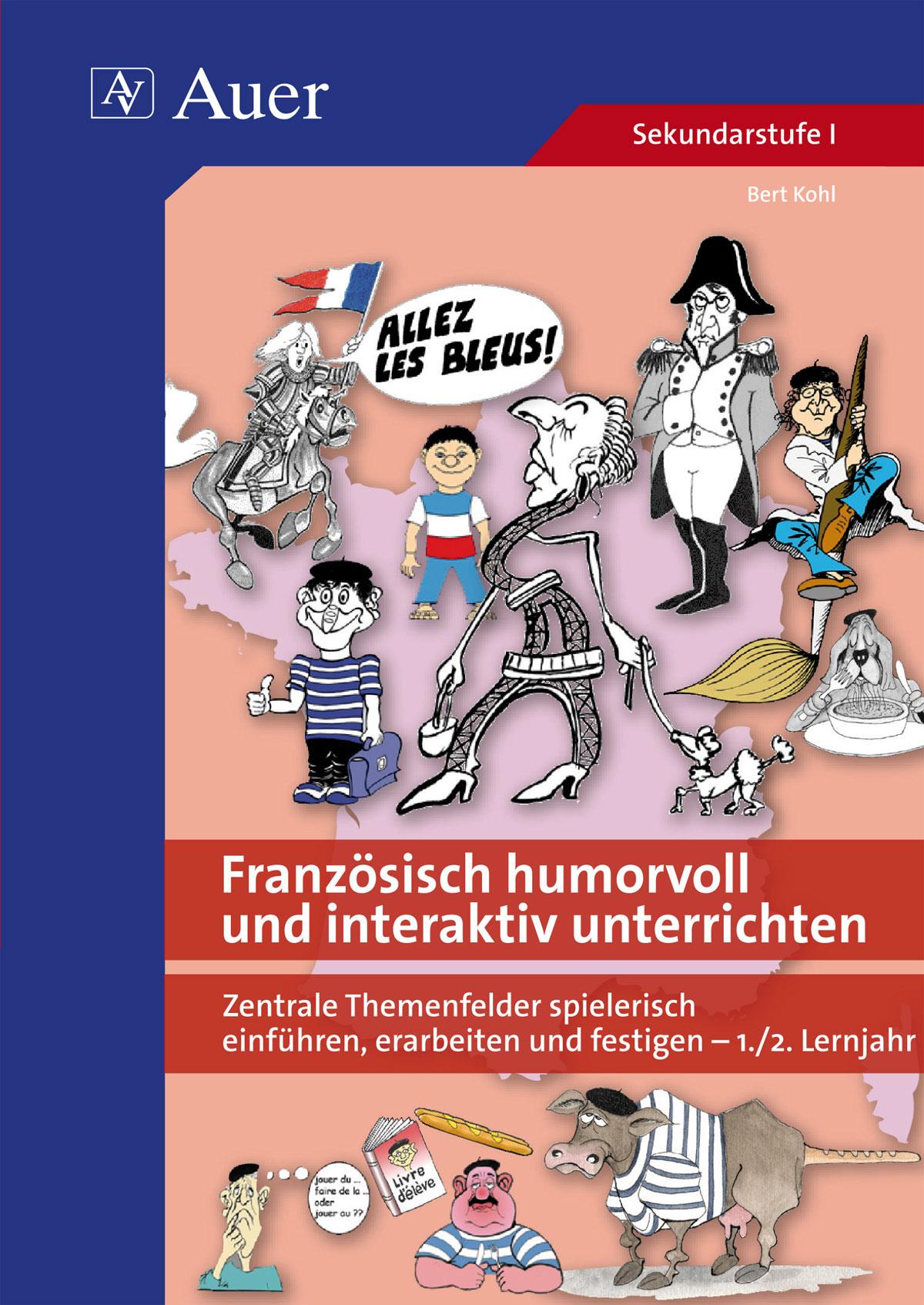 Vorderes Coverbild Französisch humorvoll und interaktiv unterrichten