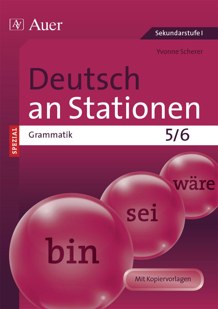 Vorderes Coverbild Deutsch an Stationen SPEZIAL Grammatik 5-6