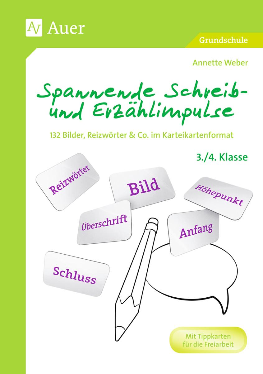 Vorderes Coverbild Spannende Schreib- und Erzählimpulse 3/4