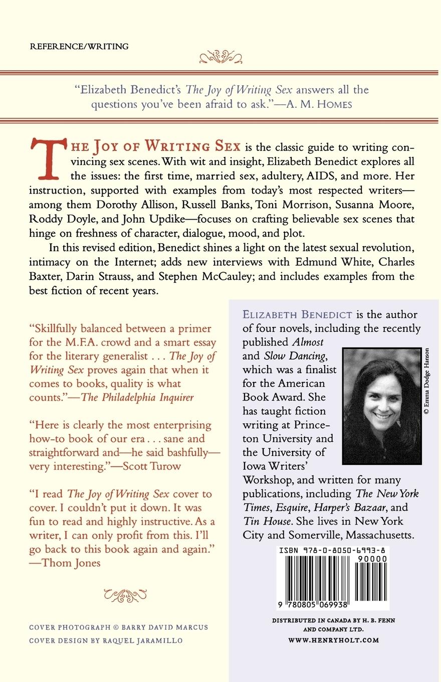 Rückseitencover The Joy of Writing Sex