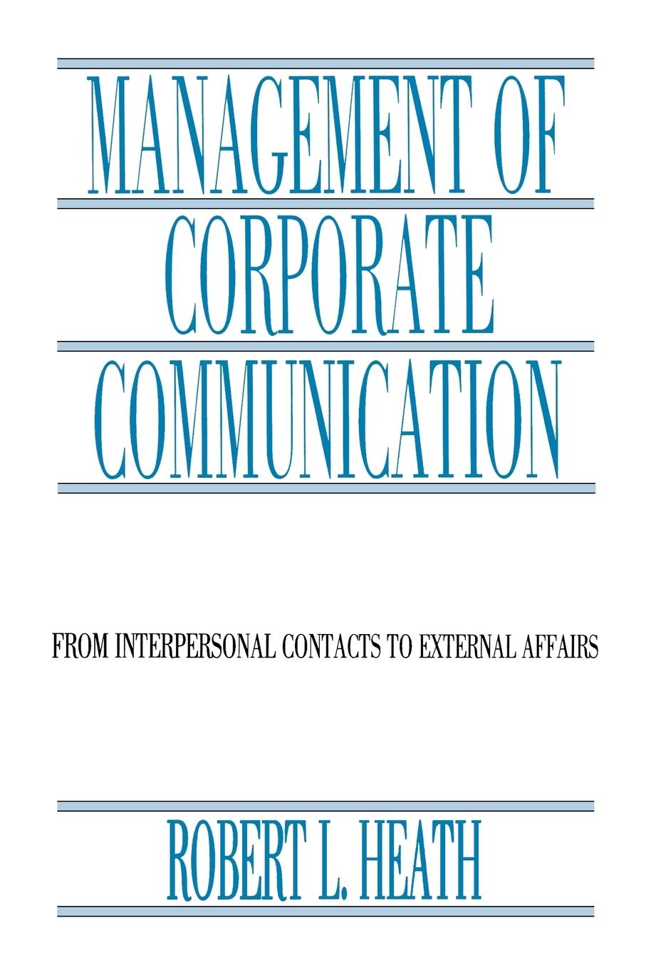 Vorderes Coverbild Management of Corporate Communication