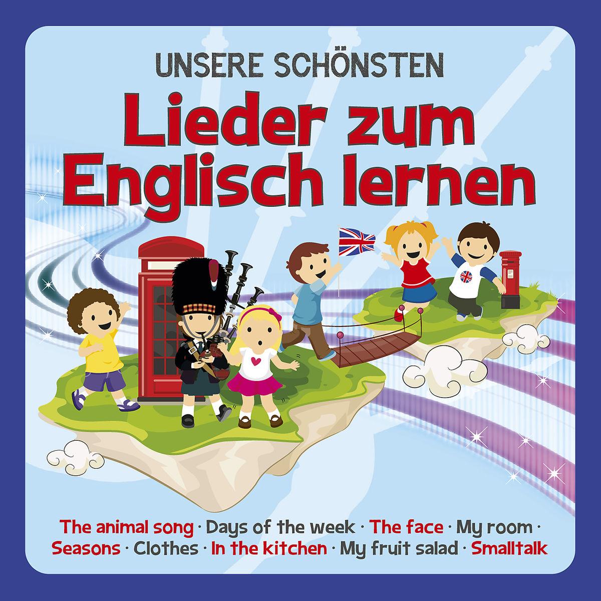 Vorderes Coverbild Unsere schönsten Lieder zum Englisch lernen