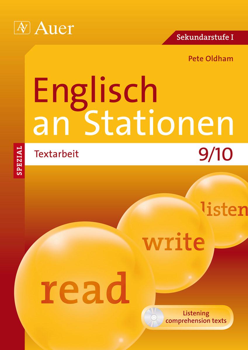 Vorderes Coverbild Englisch an Stationen Spezial Textarbeit 9/10