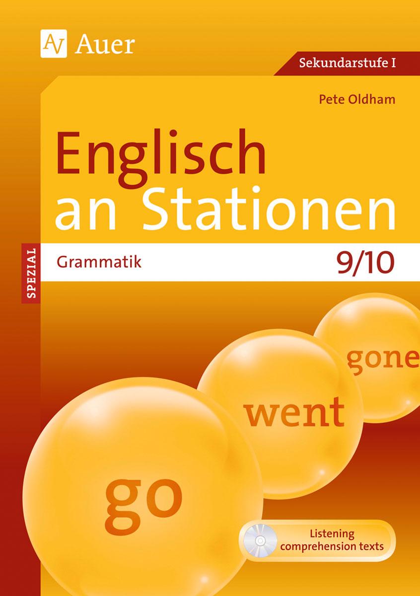 Vorderes Coverbild Englisch an Stationen spezial Grammatik 9-10