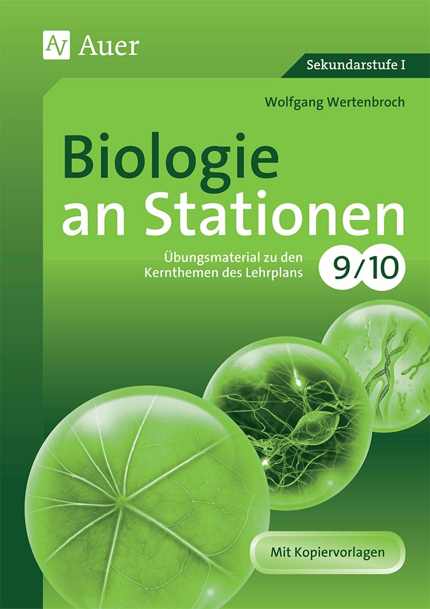 Vorderes Coverbild Biologie an Stationen 9-10
