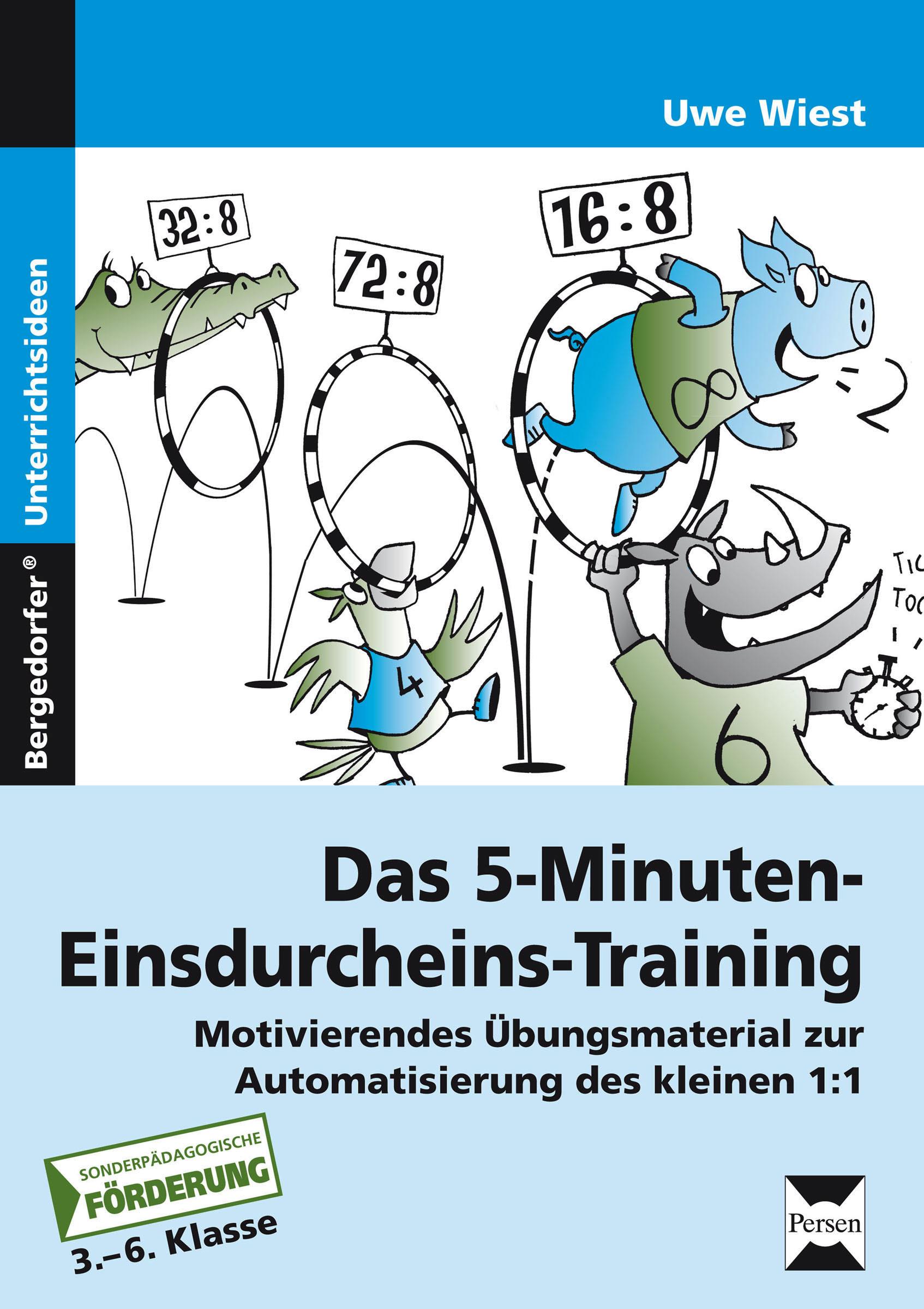 Vorderes Coverbild Das 5-Minuten-Einsdurcheins-Training