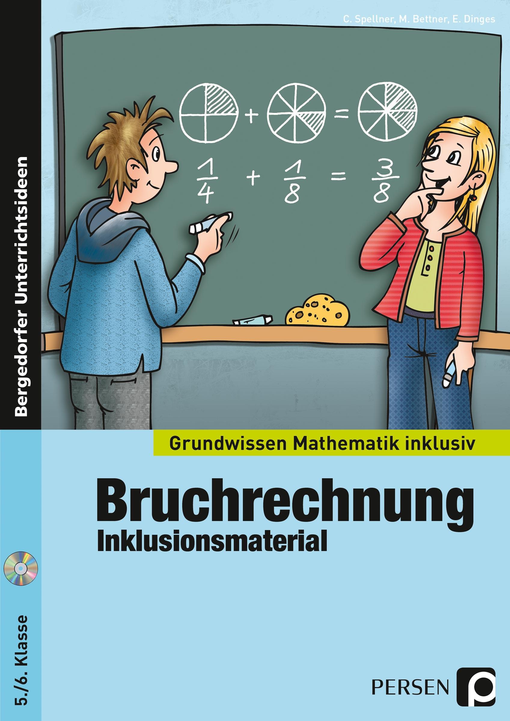 Vorderes Coverbild Bruchrechnung - Inklusionsmaterial