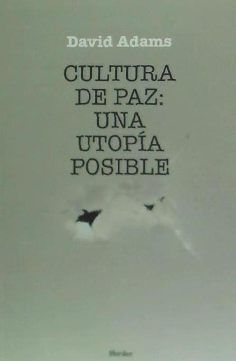 Vorderes Coverbild Cultura de paz : una utopía posible