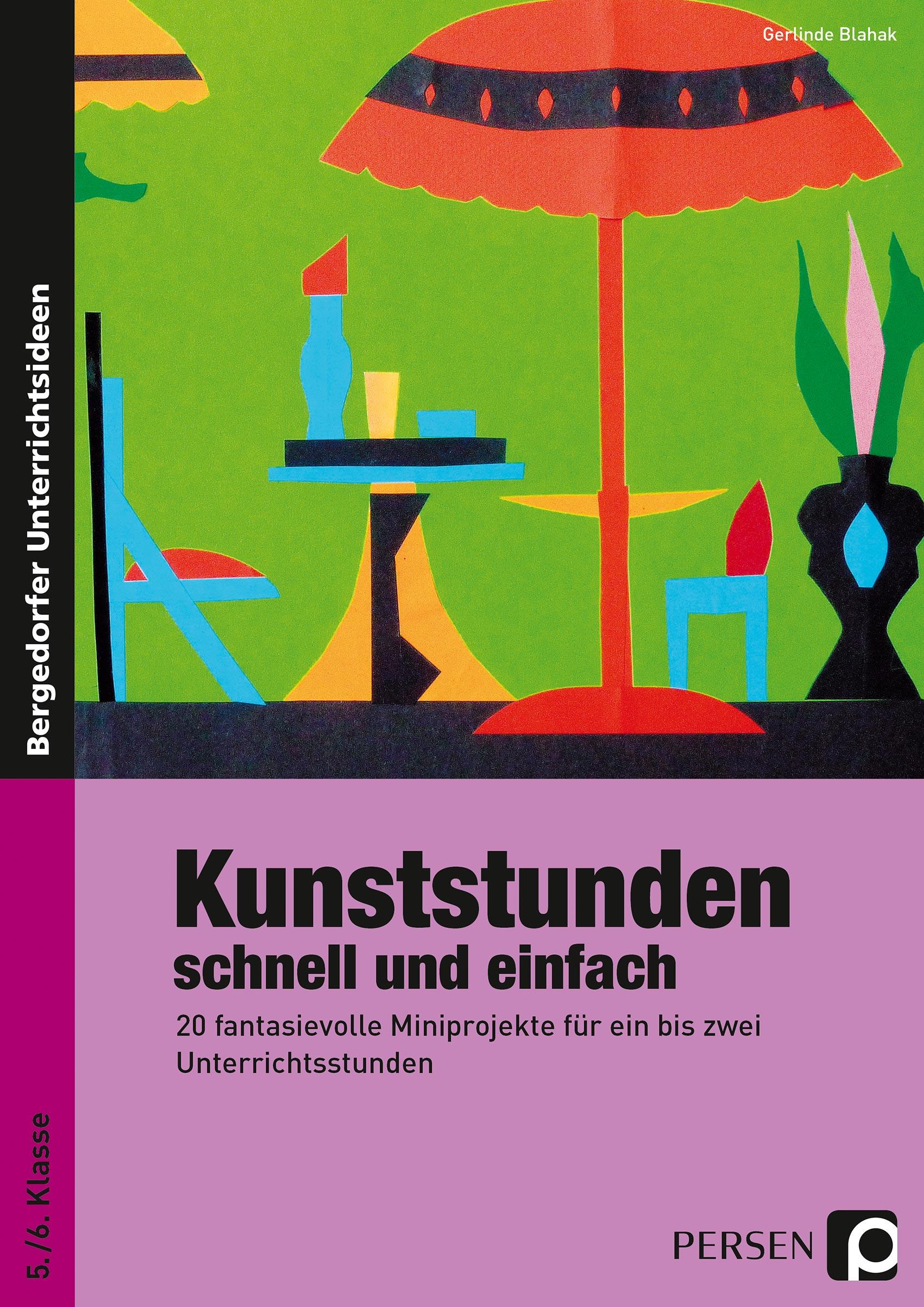 Vorderes Coverbild Kunststunden schnell und einfach - 5./6. Klasse