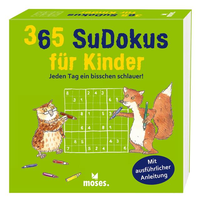 Vorderes Coverbild 365 Sudokus für Kinder