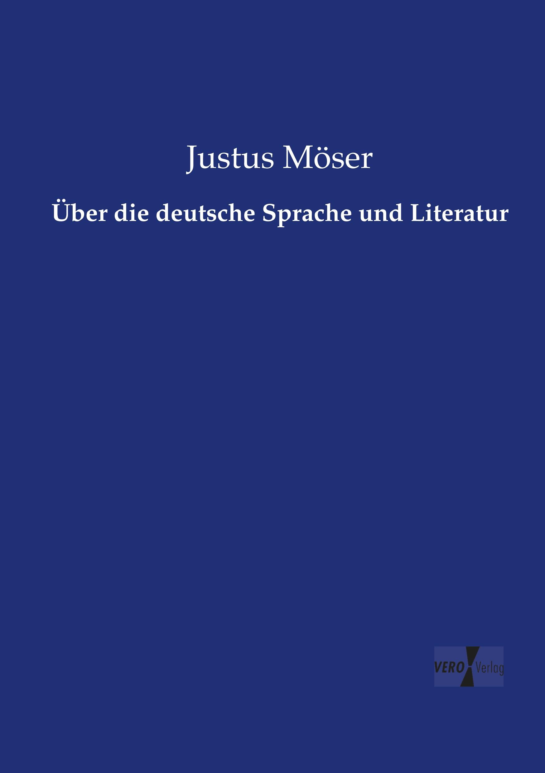 Vorderes Coverbild Über die deutsche Sprache und Literatur