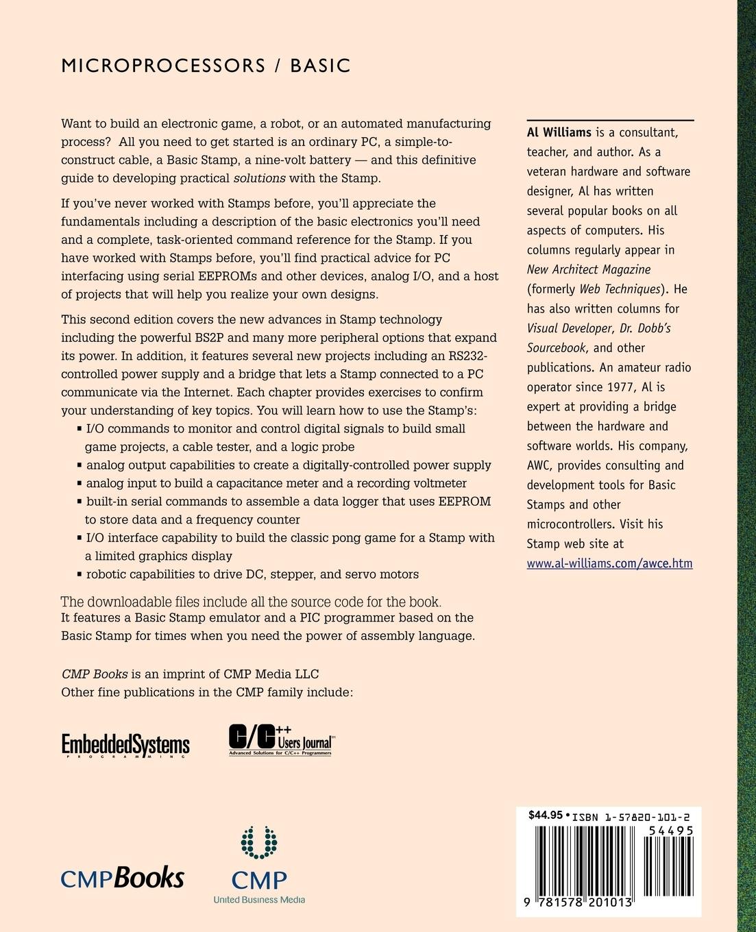 Rückseitencover Microcontroller Projects Using the Basic Stamp