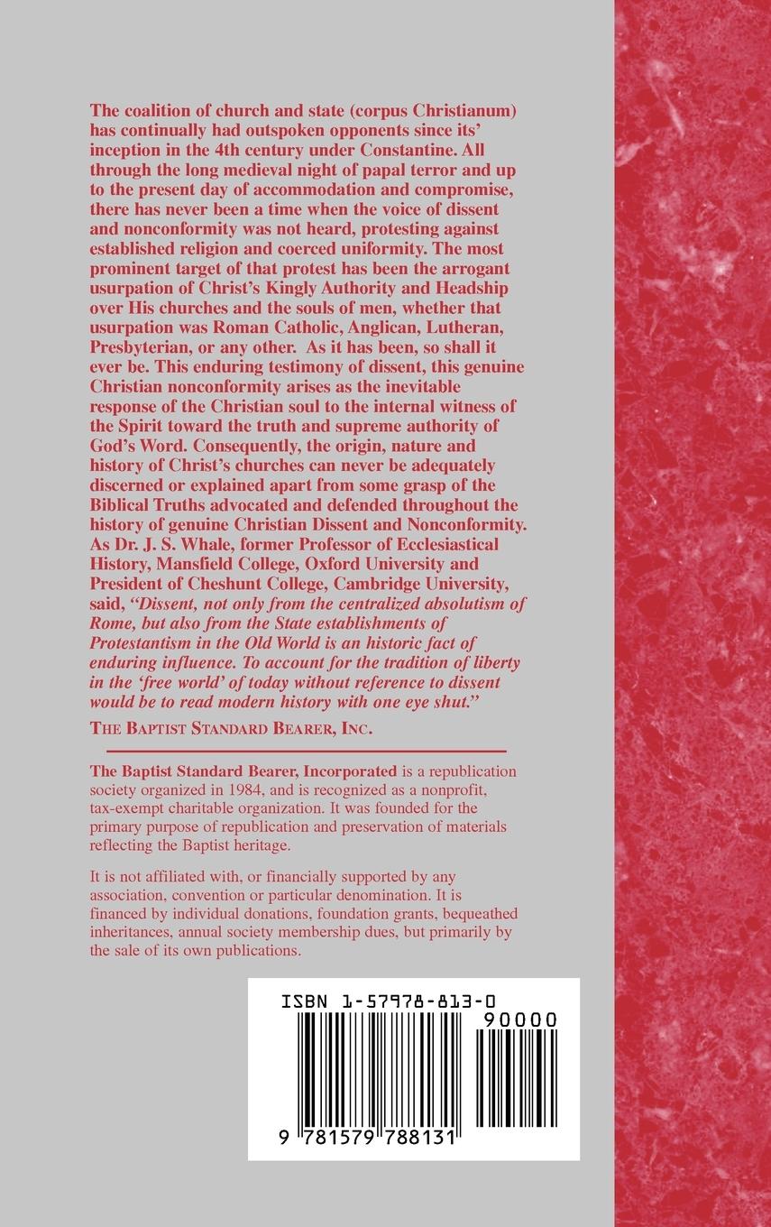 Rückseitencover The Early English Dissenters In the Light of Recent Research (1550-1641) - Vol. 2