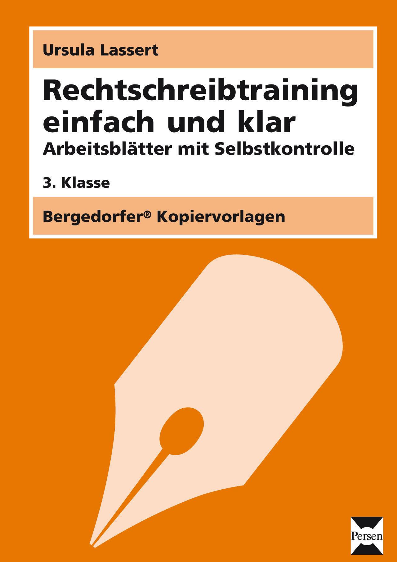 Vorderes Coverbild Rechtschreibtraining einfach und klar - 3. Klasse