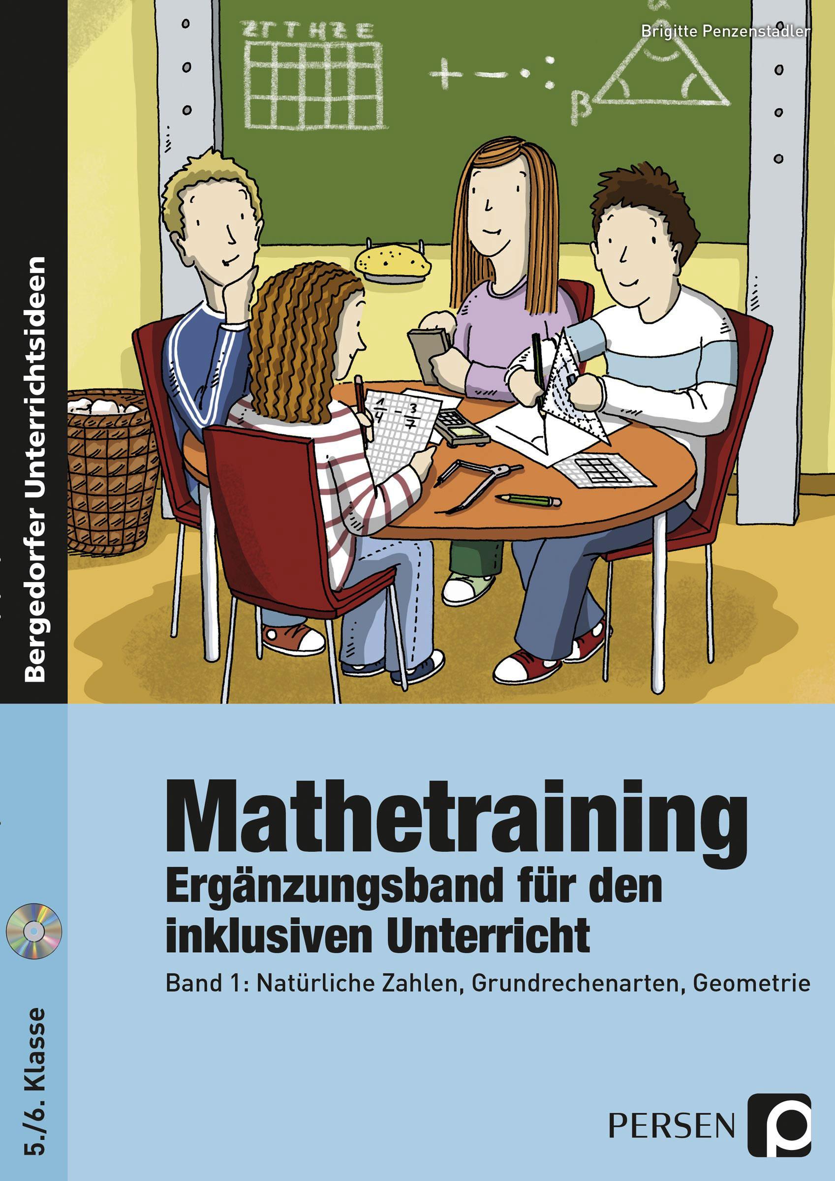 Vorderes Coverbild Mathetraining 5./6. Klasse Band 1 - Ergänzungsband