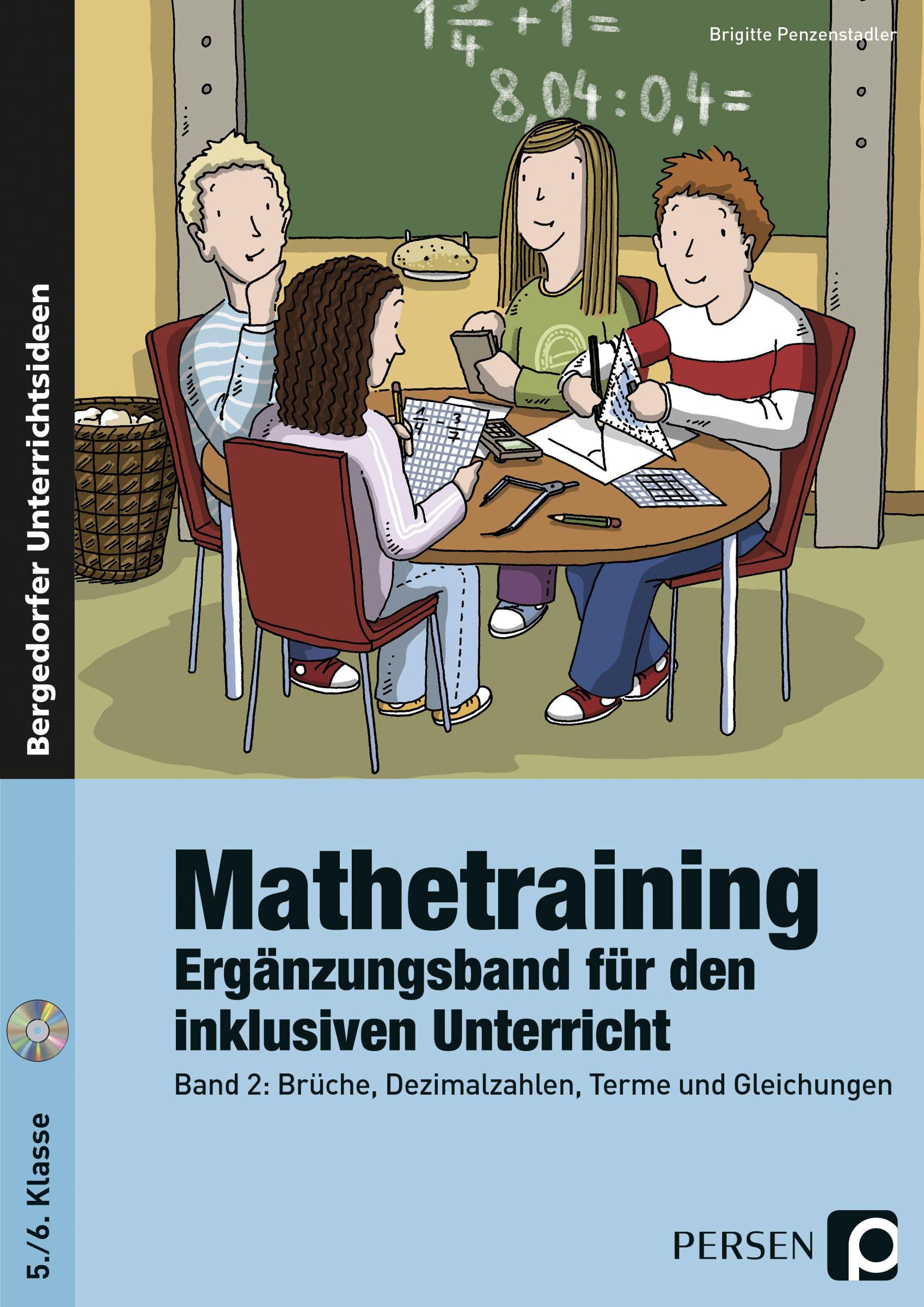 Vorderes Coverbild Mathetraining 5./6. Klasse Band 2 - Ergänzungsband