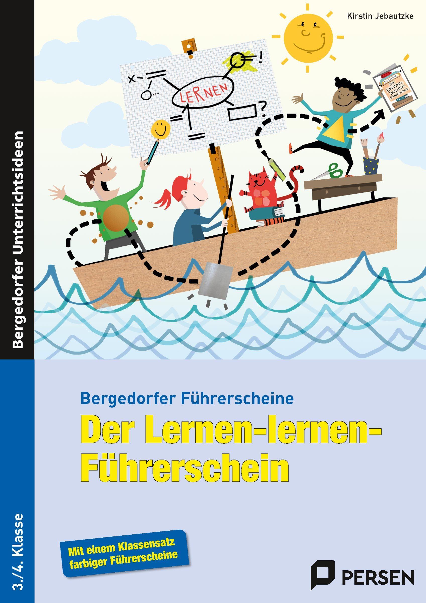 Vorderes Coverbild Der Lernen-lernen-Führerschein - 3./4. Klasse