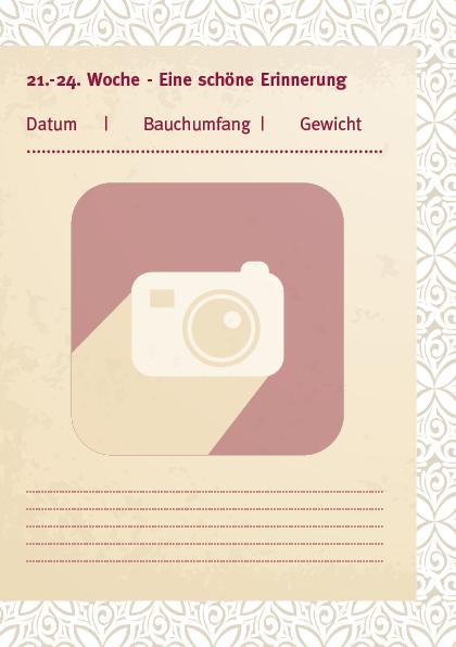 Beispielinhalt (Bild) Tagebuch für Mama und mich