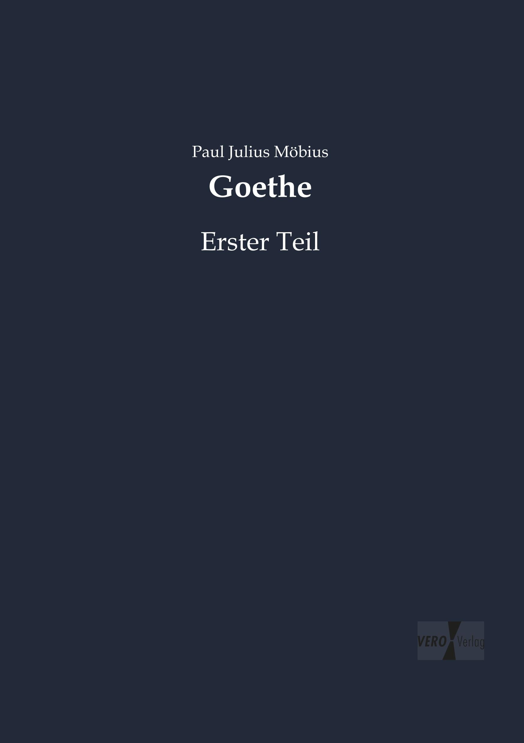 Vorderes Coverbild Goethe