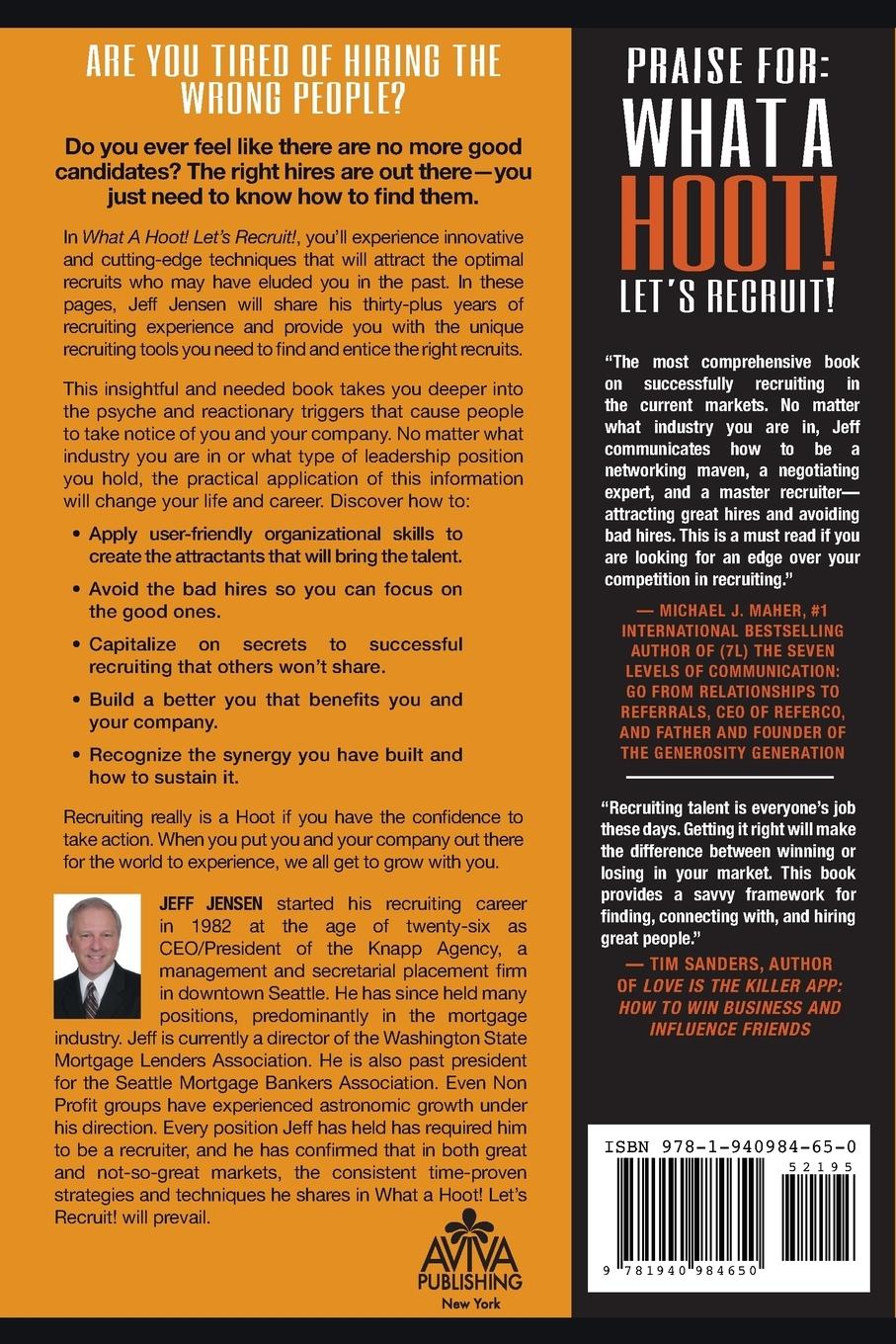 Rückseitencover What A Hoot! Let's Recruit!