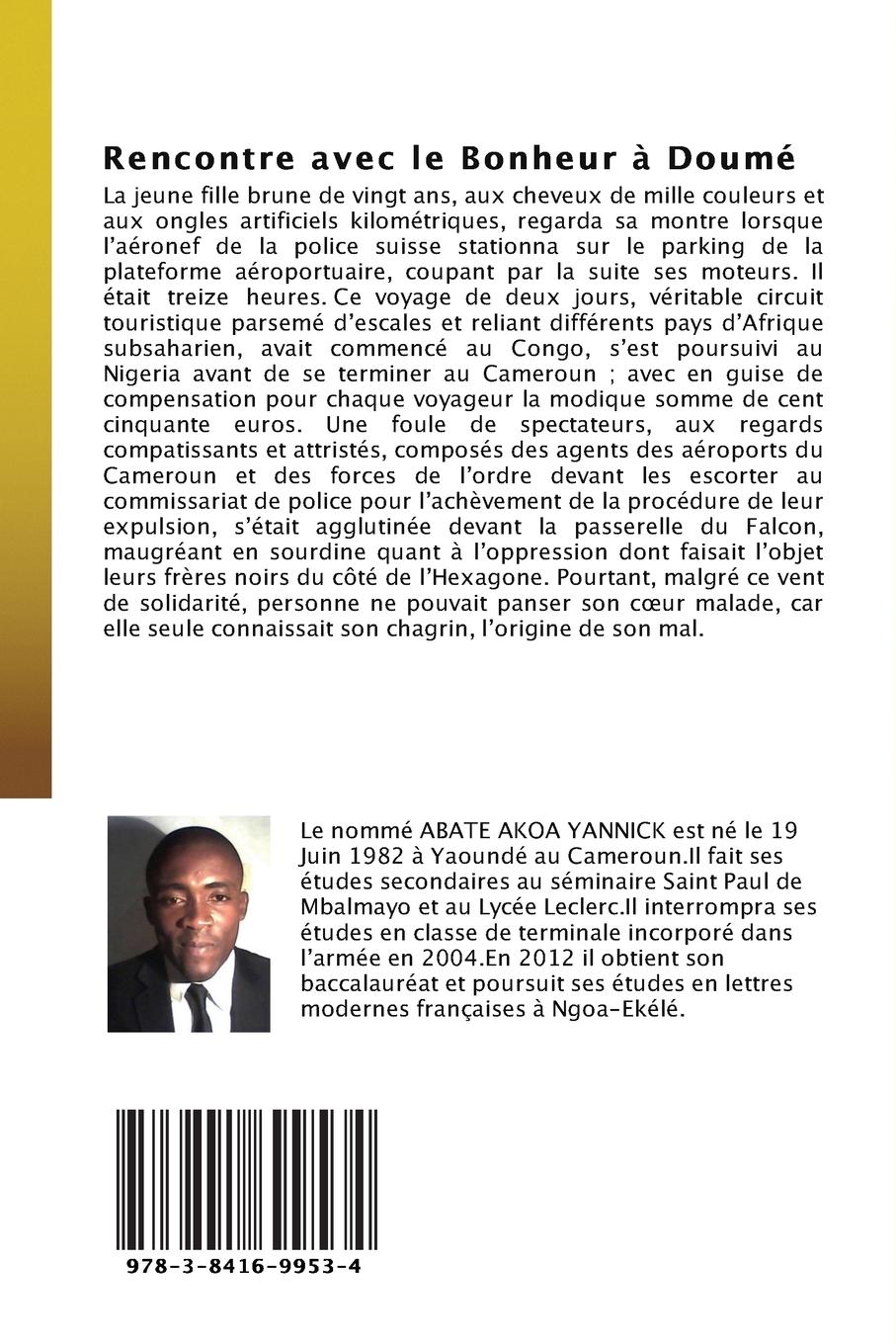 Rückseitencover Rencontre avec le Bonheur à Doumé