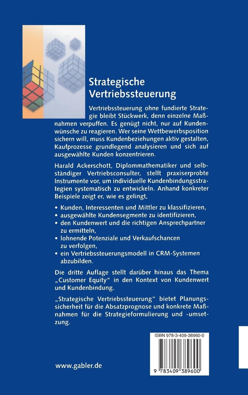 Rückseitencover Strategische Vertriebssteuerung