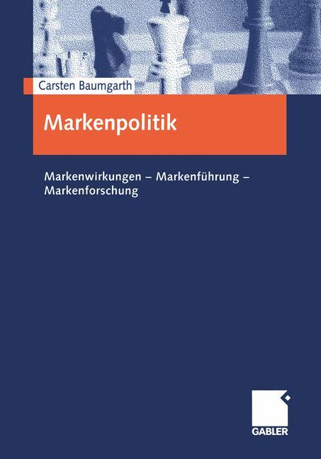 Vorderes Coverbild Markenpolitik