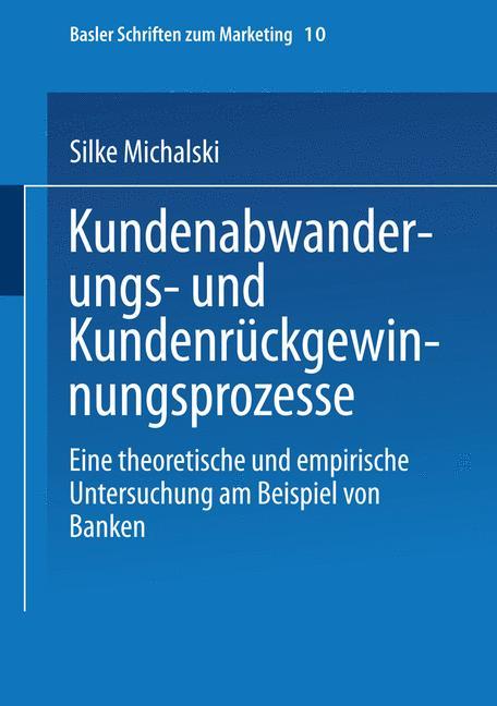 Vorderes Coverbild Kundenabwanderungs- und Kundenrückgewinnungsprozesse