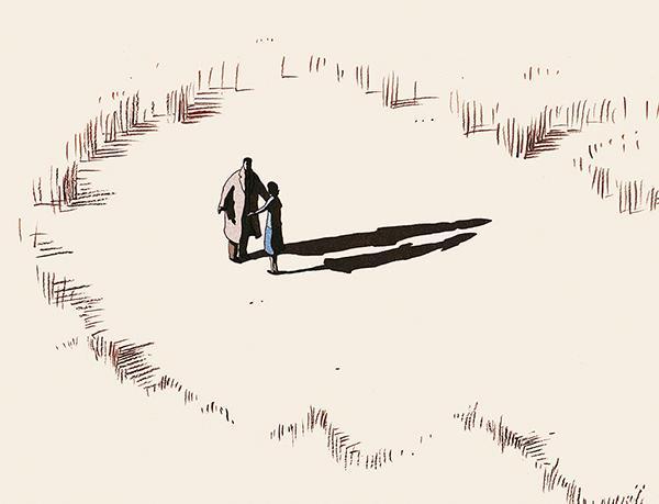 Beispielinhalt (Bild) Vater und Tochter