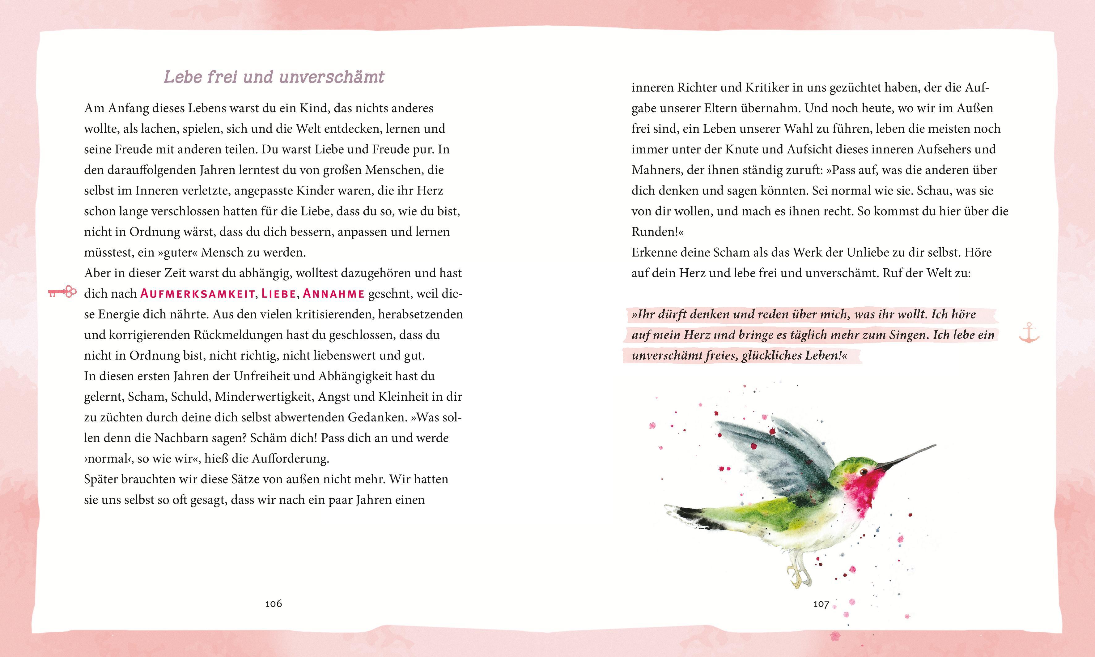 Beispielinhalt (Bild) Werde, der du sein willst