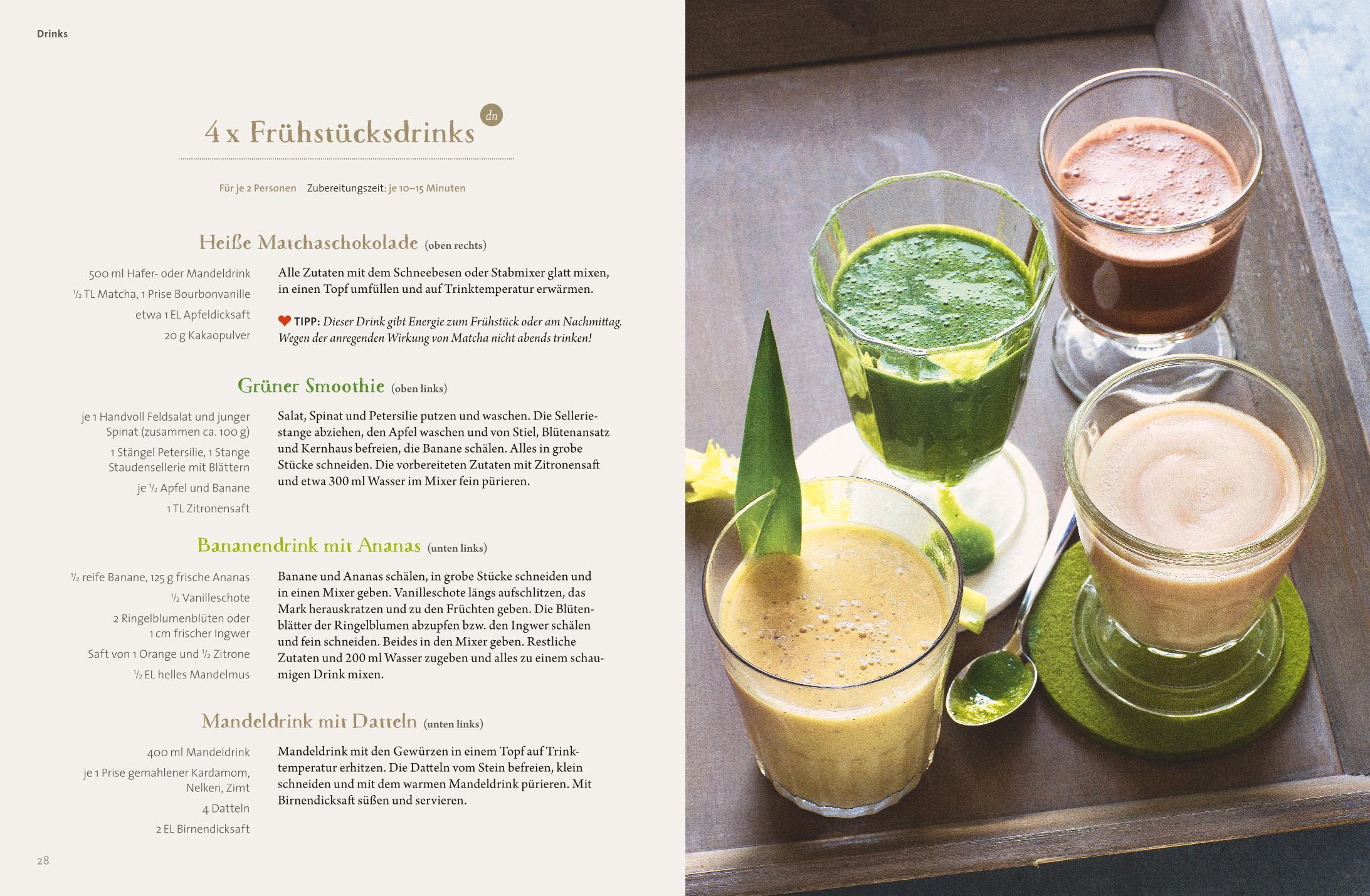 Beispielinhalt (Bild) Peace Food - Vegan einfach schnell