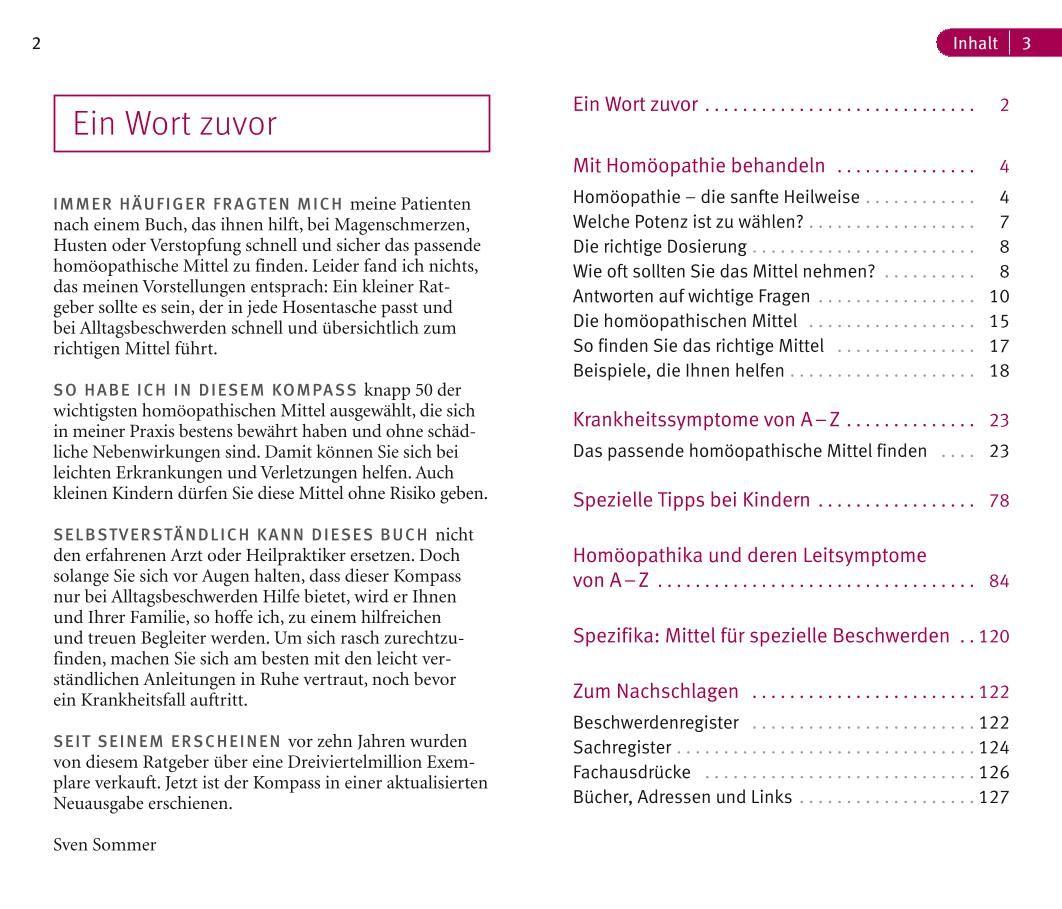 Beispielinhalt (Bild) Homöopathie