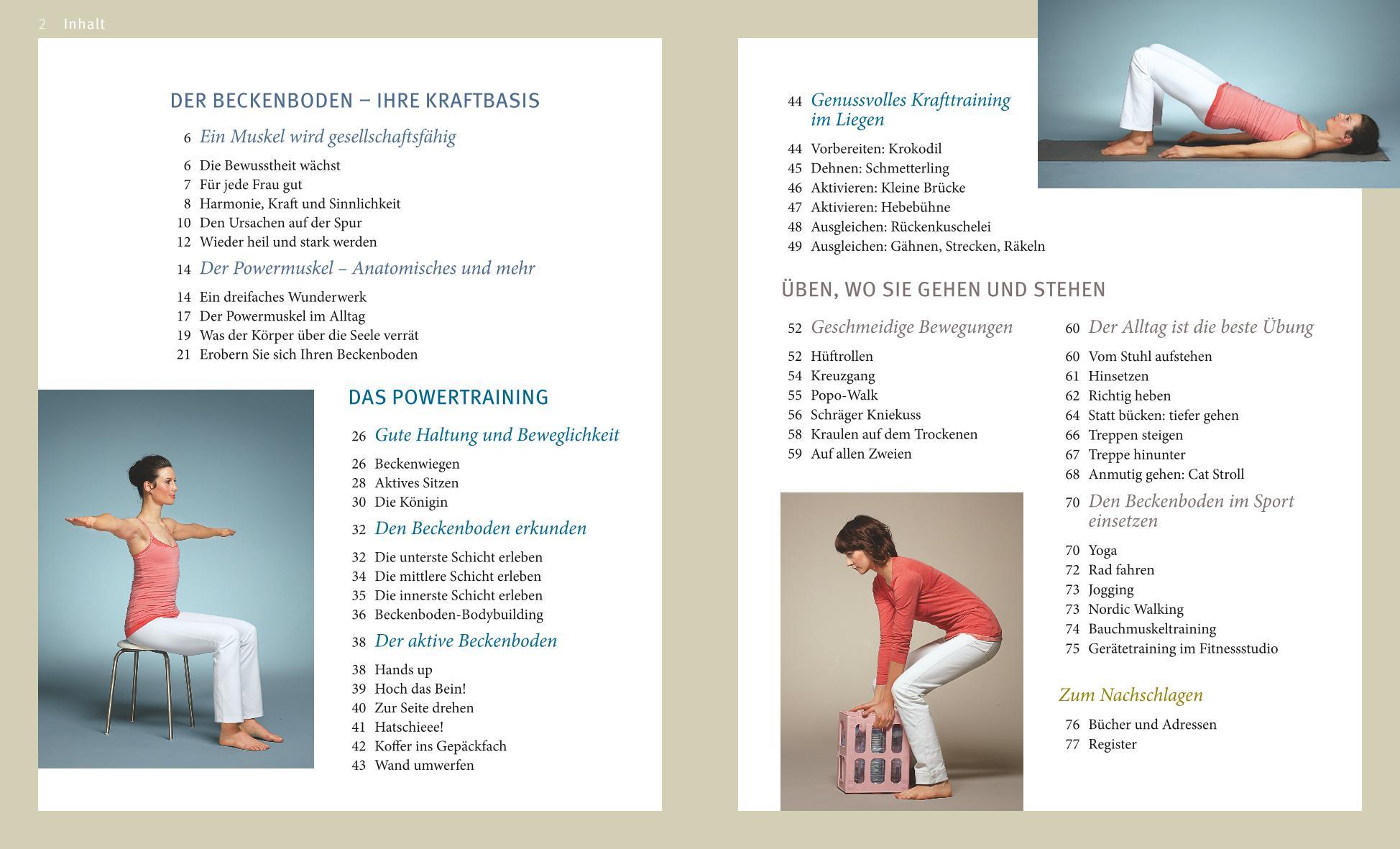 Beispielinhalt (Bild) Beckenboden-Training (mit CD)