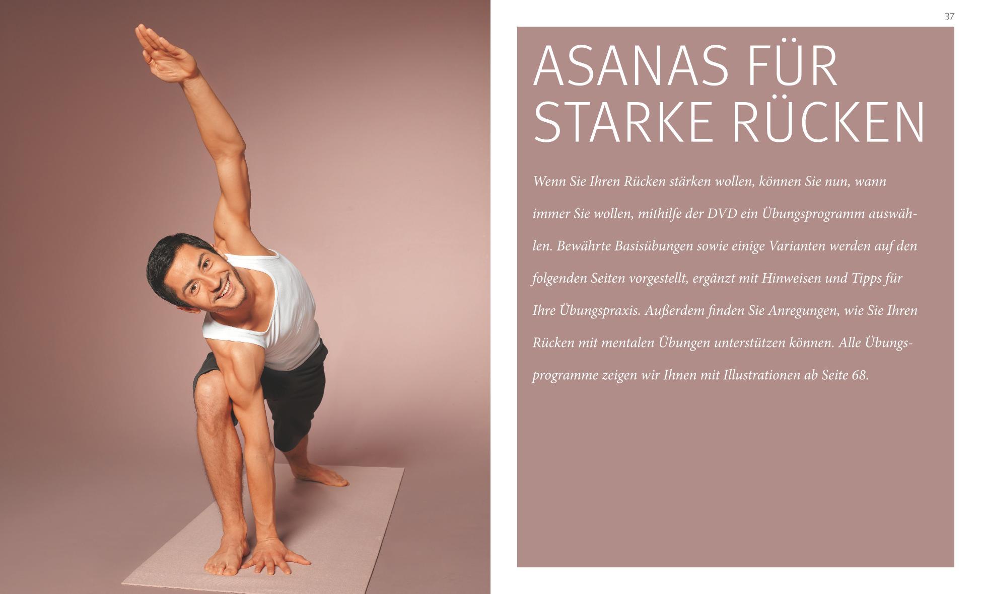 Beispielinhalt (Bild) Yoga für den Rücken (mit DVD)