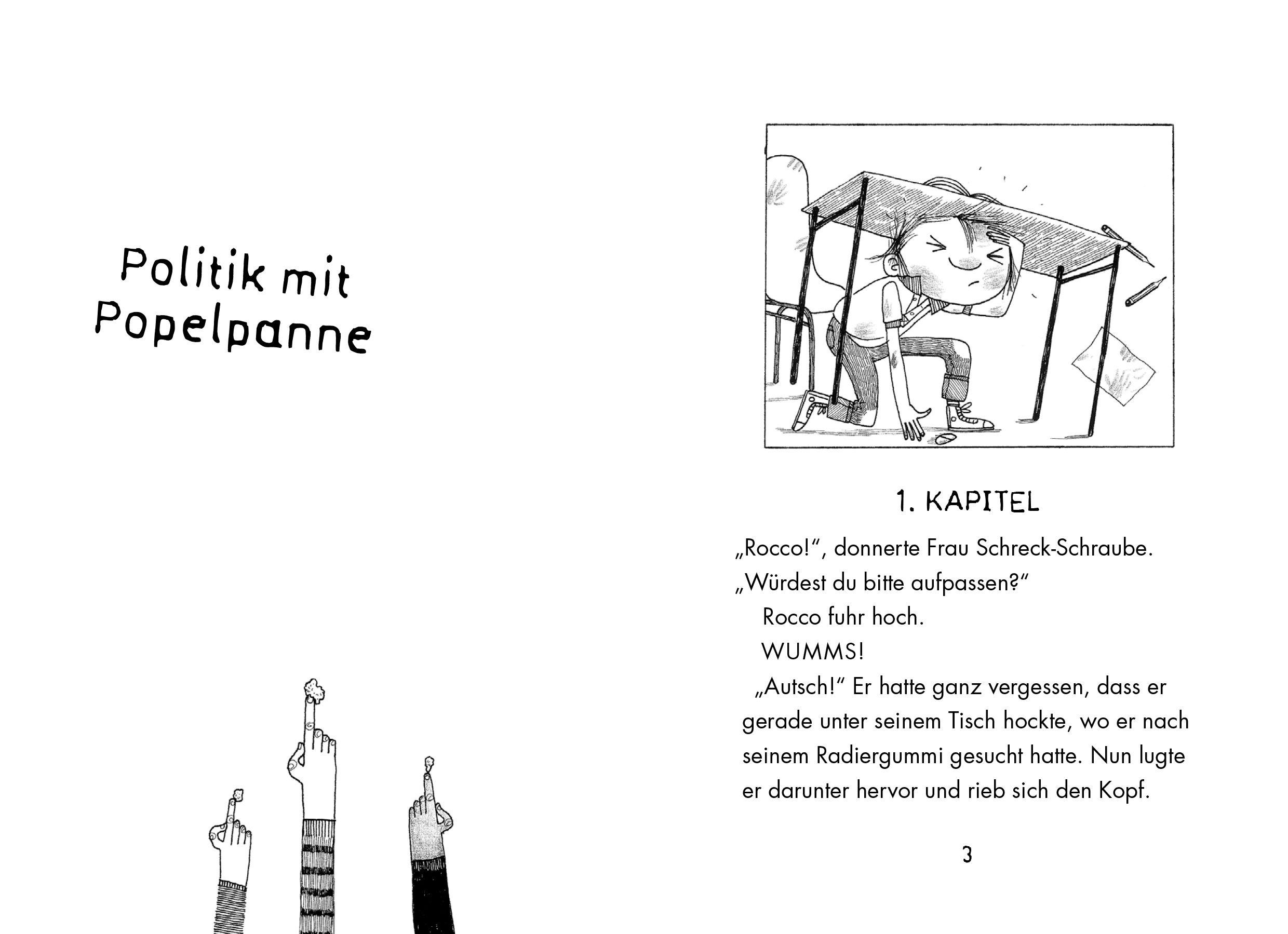 Beispielinhalt (Bild) Rocco Randale 08 - Politik mit Popelpanne