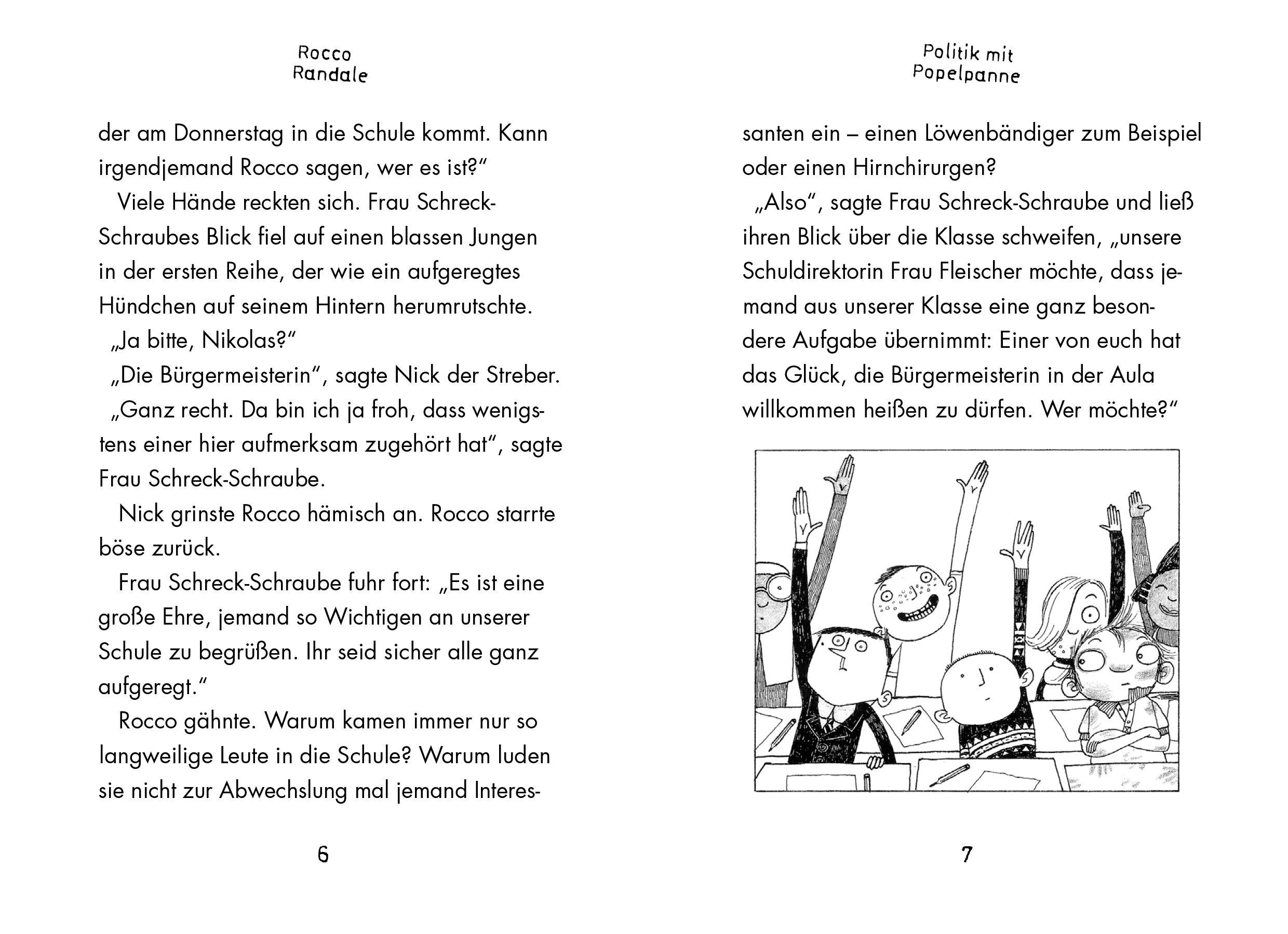 Beispielinhalt (Bild) Rocco Randale 08 - Politik mit Popelpanne
