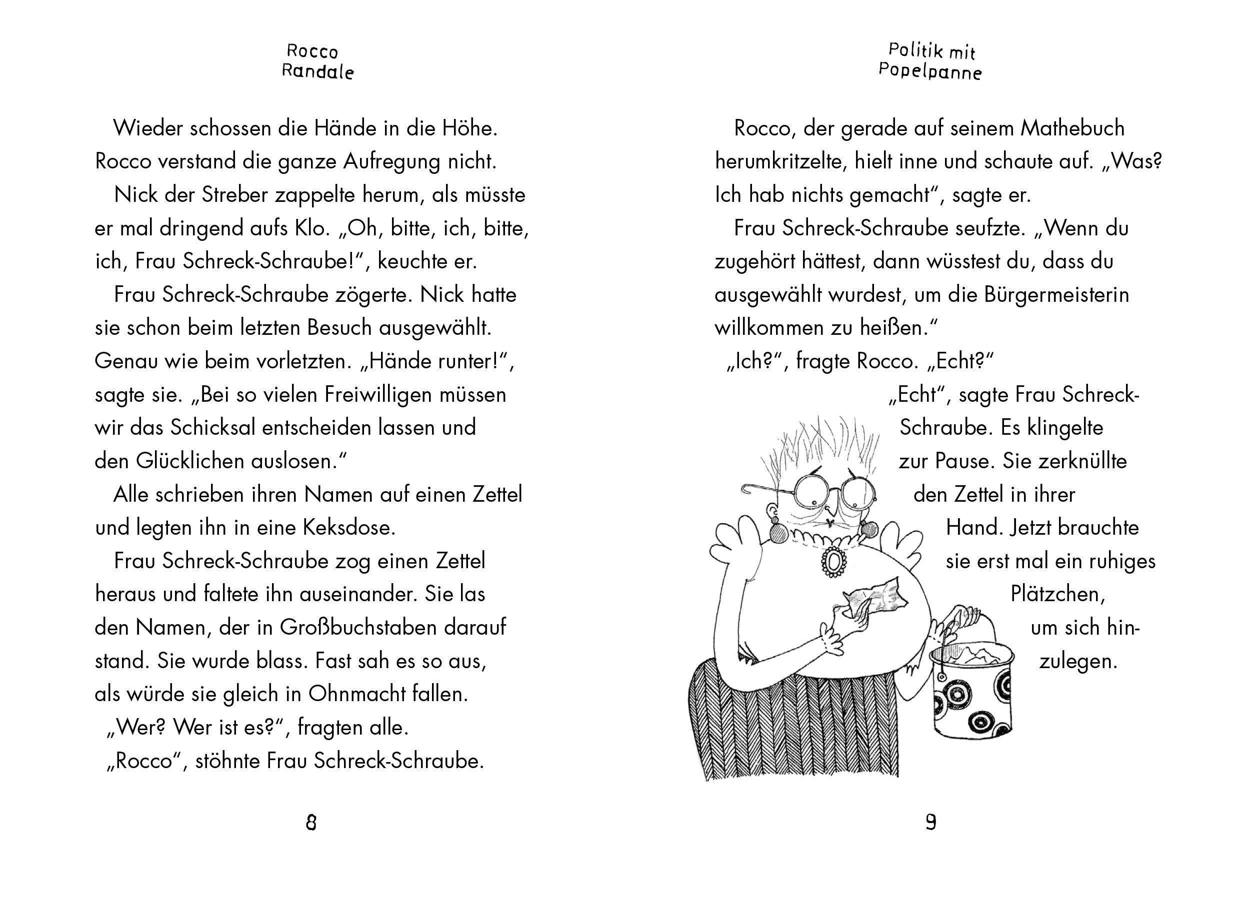 Beispielinhalt (Bild) Rocco Randale 08 - Politik mit Popelpanne