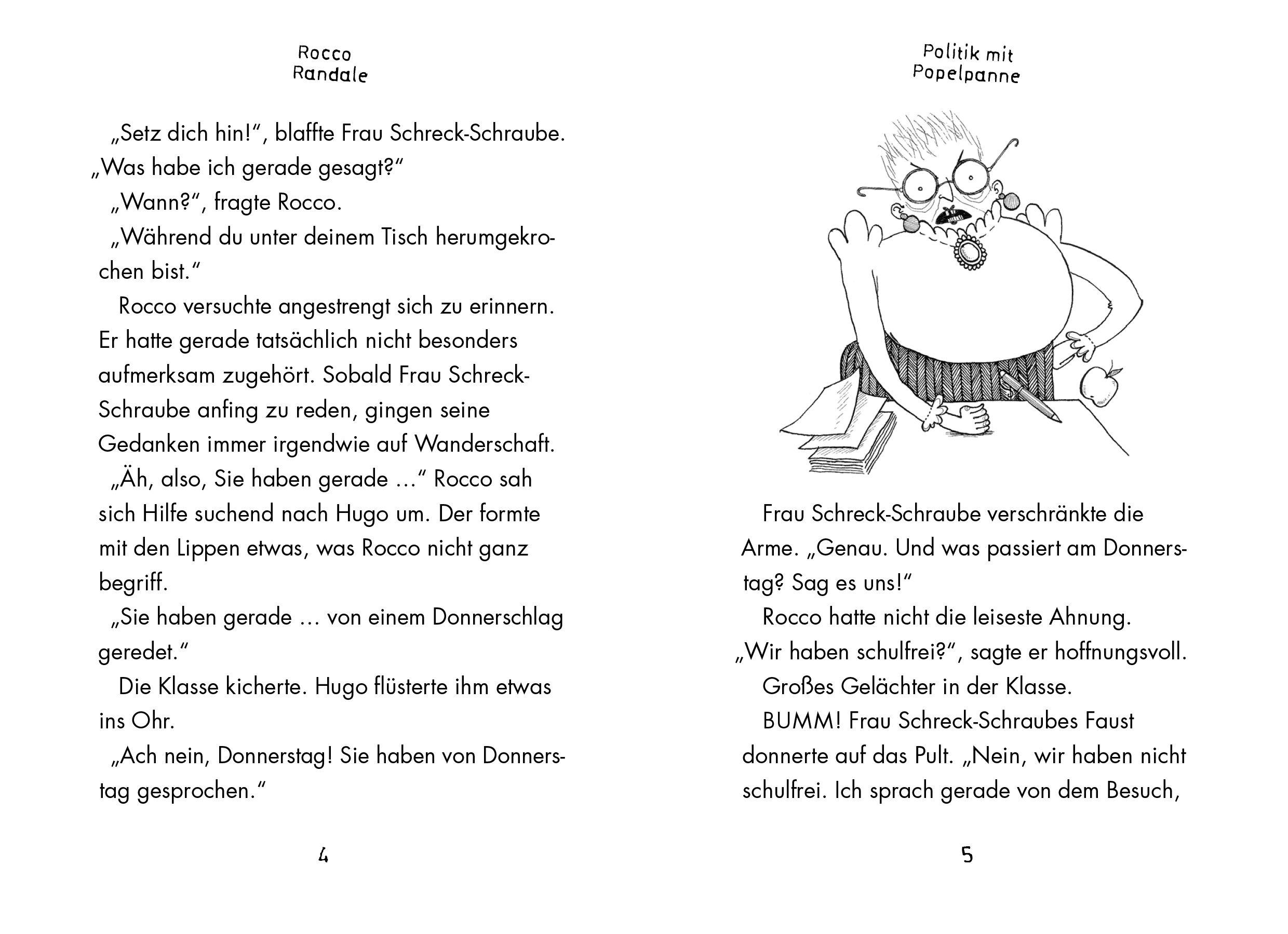 Beispielinhalt (Bild) Rocco Randale 08 - Politik mit Popelpanne