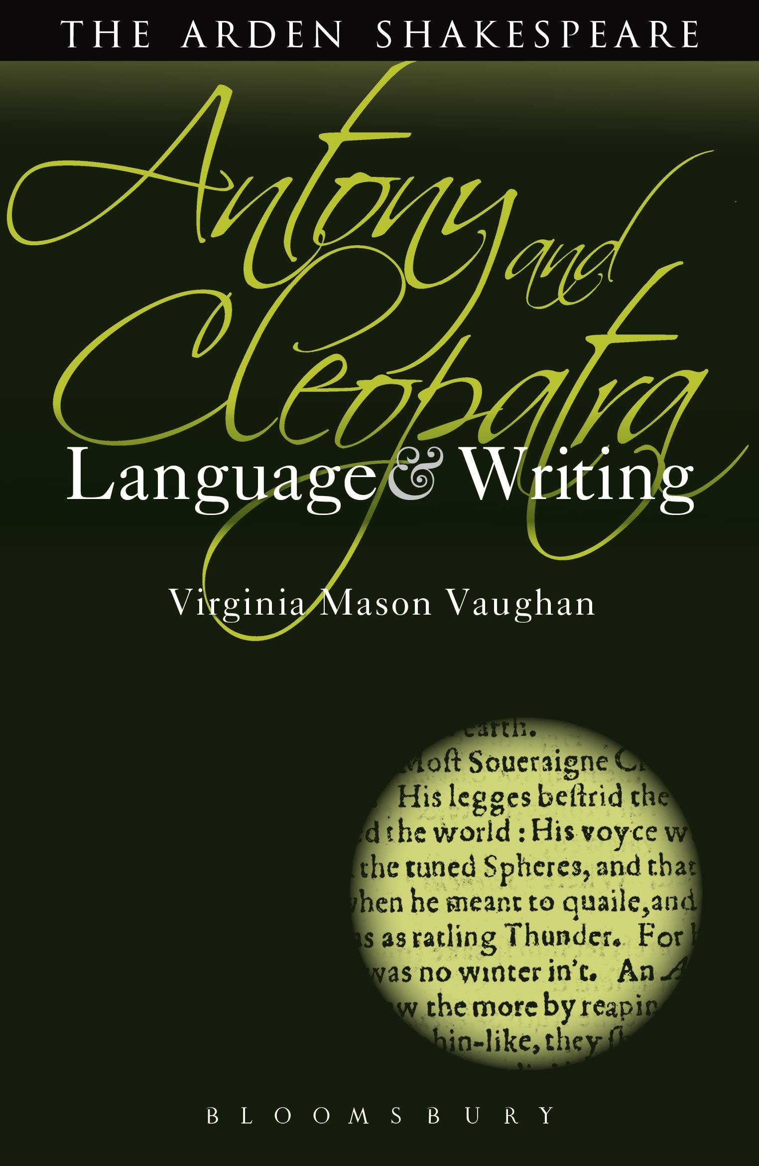 Vorderes Coverbild Antony and Cleopatra: Language and Writing
