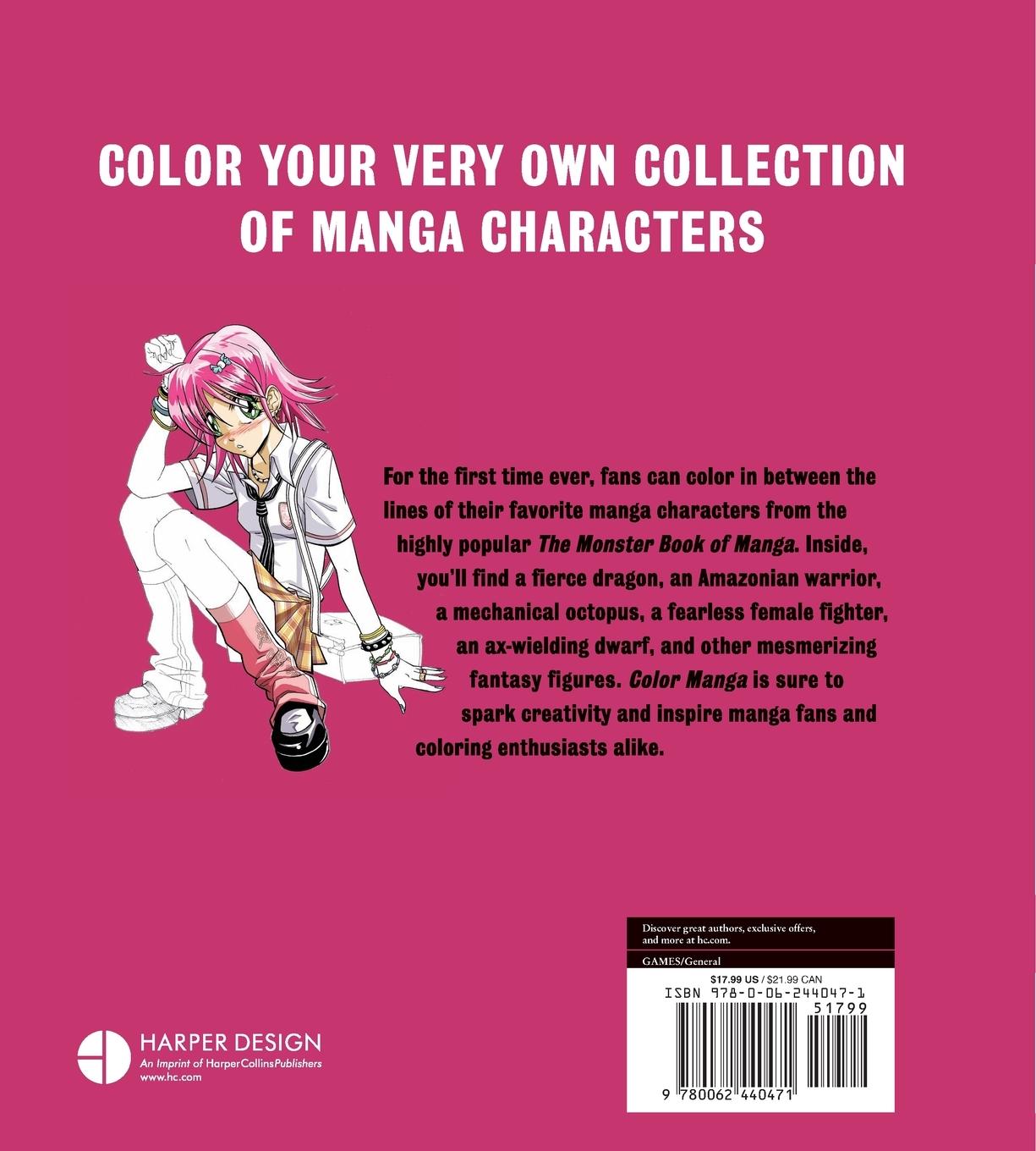 Rückseitencover Color Manga