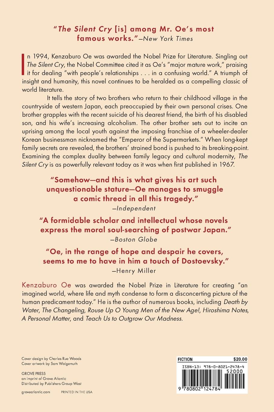 Rückseitencover The Silent Cry