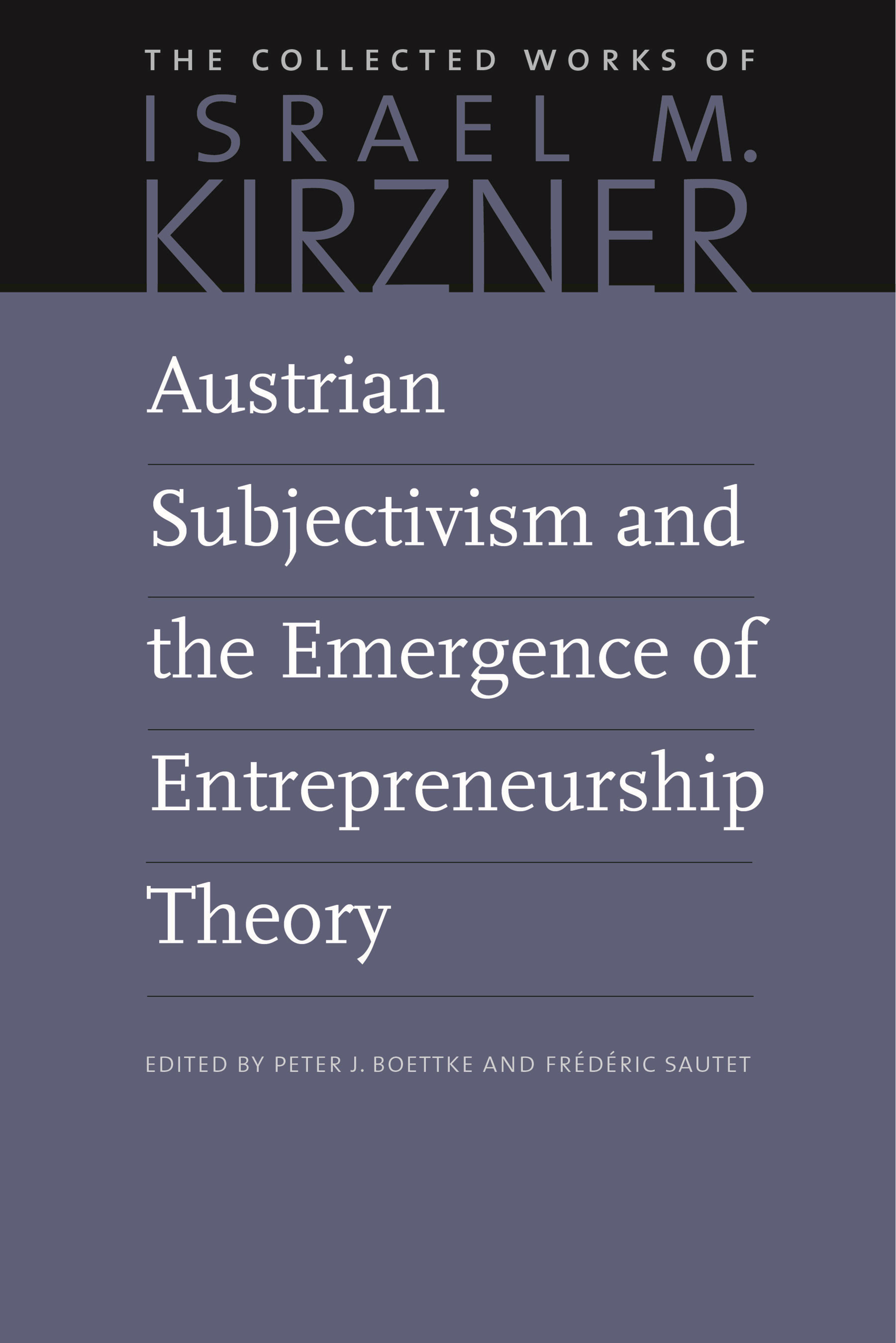 Vorderes Coverbild Austrian Subjectivism and the Emergence of Entrepreneurship Theory
